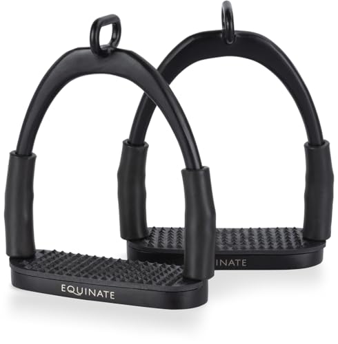 Equinate Sicherheitssteigb Gel Manchester 10cm Schwarz Matt Mit