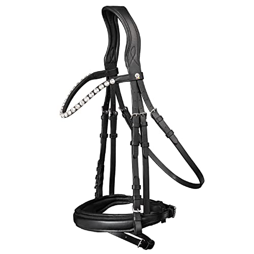 Waldhausen Trensenzaum X Line Beauty Engl Komb Schwarz