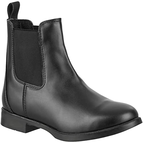 Rl24 Jodhpur Reitstiefelette Companion Kunstleder Schwarz 36