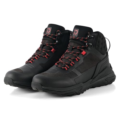 Rideiron Motorradschuhe Herren Wasserdichte Rutschfeste Motorradstiefel Atmungsaktive Street