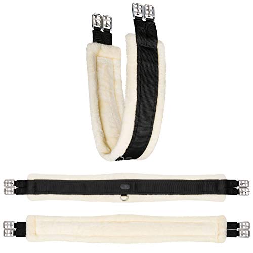 Equinate Sattelgurt Midland Langgurt Mit Synthetischem Lammfell Bauchgurt