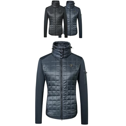 Covalliero Damen Combijacke Bergangsjacke Mit Doppelkragen Steppjacke Mit