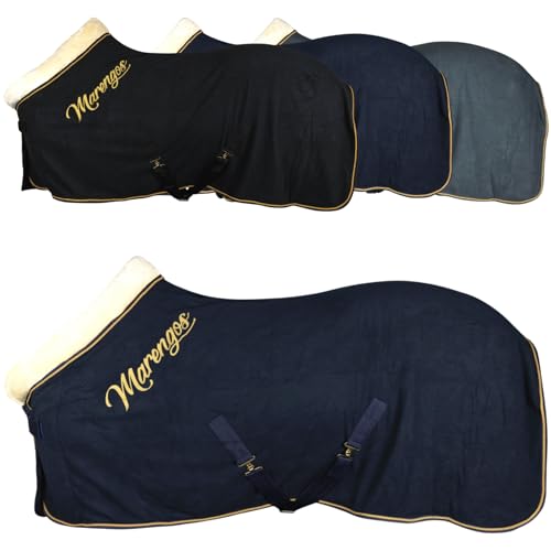 Marengos Abschwitzdecke Royal Pferdedecke Mit Kreuzgurten Weichem Kragen
