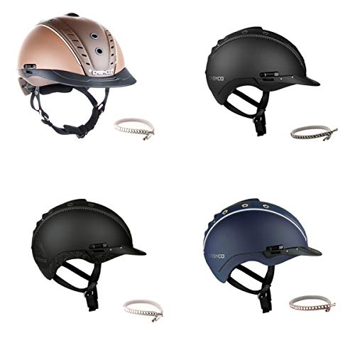 Casco Reithelm Mistrall 2 Schwarz Floral Swarovski Edition