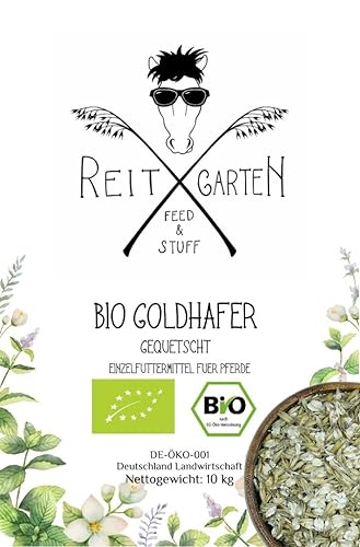 Reitgarten S Bio Goldhafer Gequetscht 10 Kg Pferd
