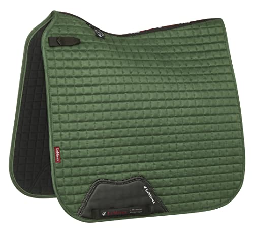 Lemieux Dressage Schabracke Hunter Green Suede Square L