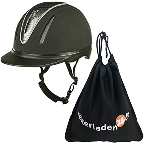 Rl24 Reithelm Carbon Art Hkm Schwarz Matt Xs