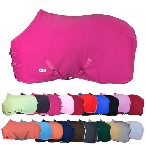 Rl24 Abschwitzdecke Mit Kreuzgurt Basicline Neon Pink 125cm