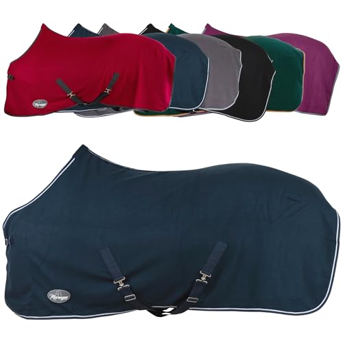 Marengos Abschwitzdecke Economic Mit Kreuzgurten Abnehmbar Pferdedecke Mit