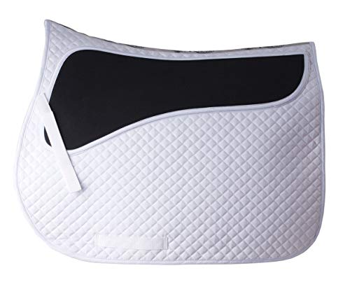 Rhinegold 0 Pressure Pad Saddle Cloth Full White