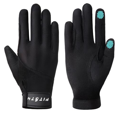 Fitst4 Sports Damen Reithandschuhe Sommer Netting Atmungsaktiv Rutschfest