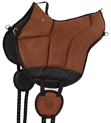 Equinate Reitpad Toledo Aus Mikrofaser Braun Bareback Pad