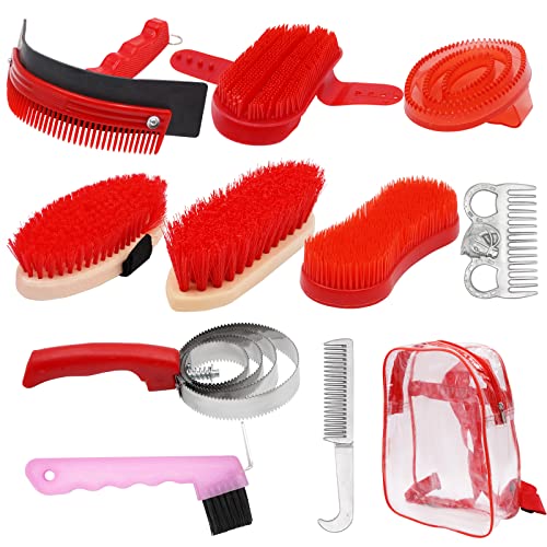 Mualrous Pferdepflege Kits 10 Tlg Pferdereinigungs Set Pferdeb