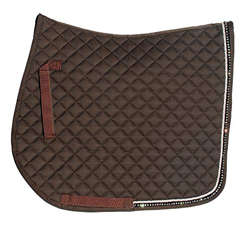 Rhinegold 0 Elite Schabracke Mit Diamantbesatz Cob Braun