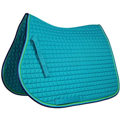 York Dressur Schabracke Ever Sattelunterlage Reitunterlage T Rkis