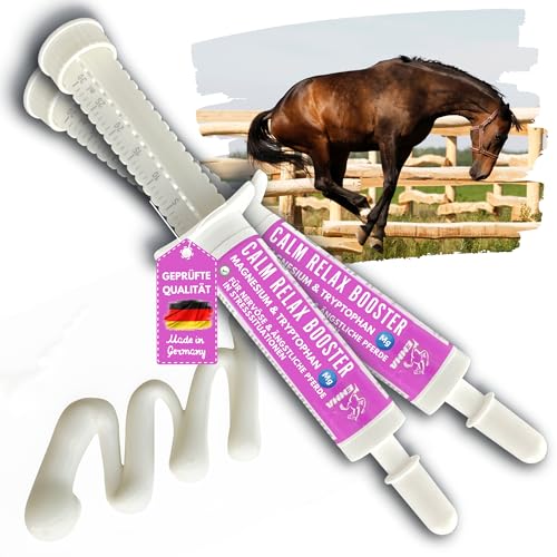 Magnesium Pferd Hochdosiert Paste 2x30ml Beruhigungspaste Pferd Beruhigung