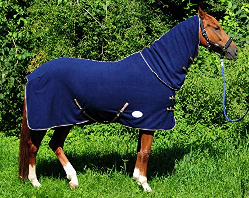 Amka Fleecedecke Combo Abschwitzdecke Mit Halsteil Aus Fleece